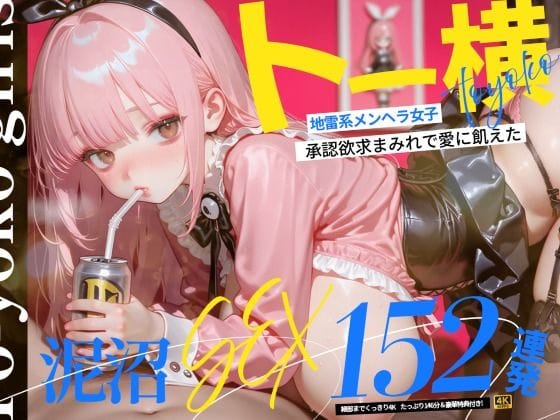 【全編マンガ】d_773602 | 【4K神画質】トー横地雷系メンヘラ女子！  承認欲求まみれで愛に飢えた泥沼SEX152連発！【146分】 | なめらか動画部(中出し)