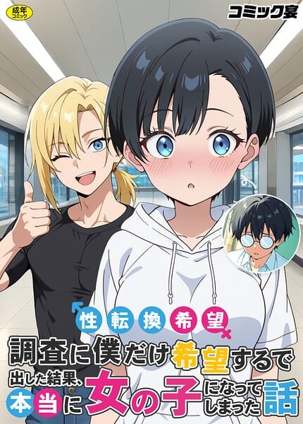 【全編マンガ】s788ahmlj00129 | 性転換希望調査に僕だけ希望するで出した結果、本当に女の子になってしまった話 | コミック宴